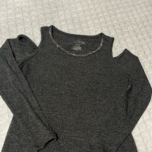 Off shoulder sweater